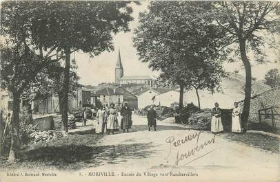 CPA FRANCE 88 " Moriville, Entrée du village"