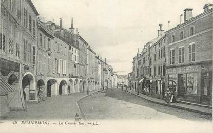 CPA FRANCE 88 " Remiremont, La grande rue"