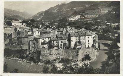 CPSM FRANCE 04 " Entrevaux, La ville et les remparts"