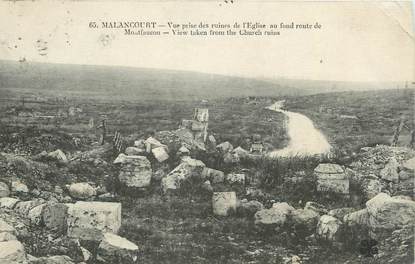 CPA FRANCE 55 " Mallancourt, Vue prise des ruines de l'église"