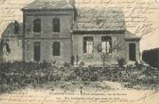 80 Somme CPA FRANCE 80 " Eclusier Vaux, L'école bombardée ''