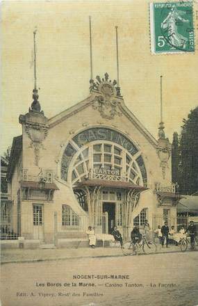 CPA FRANCE 94 " Nogent sur Marne, Les bords de la Marne, Casino Tanton" / ART NOUVEAU