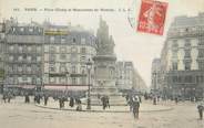 75 Pari CPA FRANCE 75 " Paris 17ème, Place Clichy et Monument de Moncey"