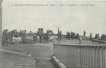 CPA FRANCE 84 " Le Mont Ventoux, Cours d'automobiles"