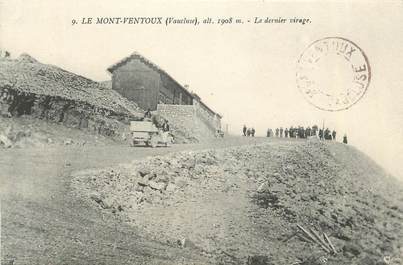CPA FRANCE 84 " Le Mont Ventoux, Le dernier virage"