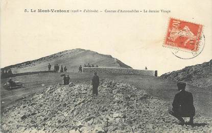 CPA FRANCE 84 " Le Mont Ventoux, Courses automobiles, Le dernier virage"