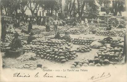 CPA FRANCE 84 " Cavaillon, Marché aux Melons"