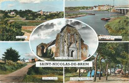 CPSM FRANCE 85 " St Nicolas de Brem, Vues"