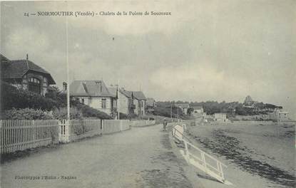 CPA FRANCE 85 "Noirmoutiers, Chalets de la Pointe de Souzeaux"