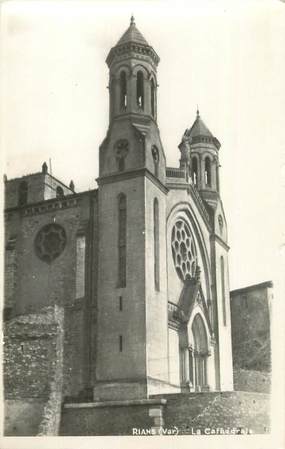 CARTE PHOTO FRANCE 83 "Rians, La cathédrale"