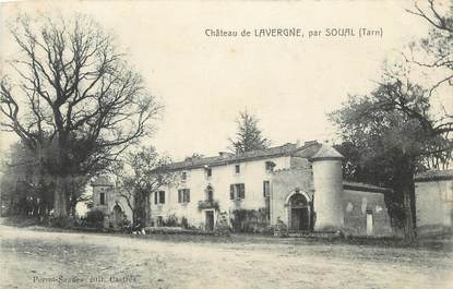 CPA FRANCE 81 " Lavergne, Le château"