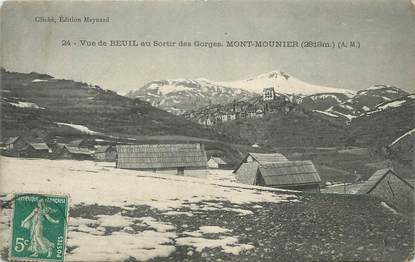 CPA FRANCE 06 " Beuil, Le Mont Mounier"