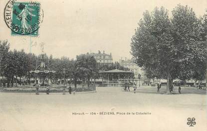 CPA FRANCE 34 " Béziers, Place de la Citadelle"