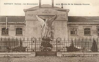 CPA FRANCE 92 "Antony, Le monument aux morts"