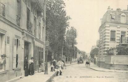 CPA FRANCE 92 "Asnières, Rue de Nanterre"
