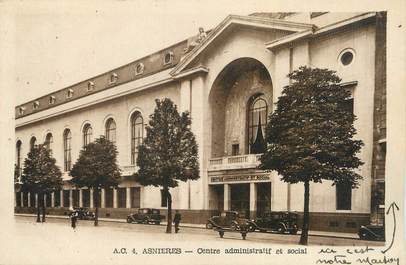 CPA FRANCE 92 "Asnières, Centre administratif et social"
