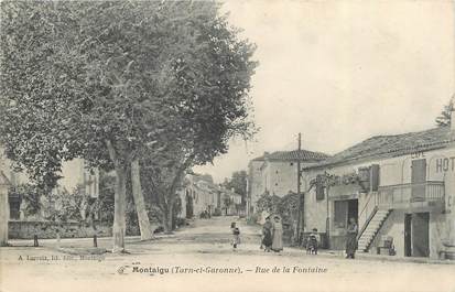 CPA FRANCE 82 " Montaigu, Rue de la Fontaine"