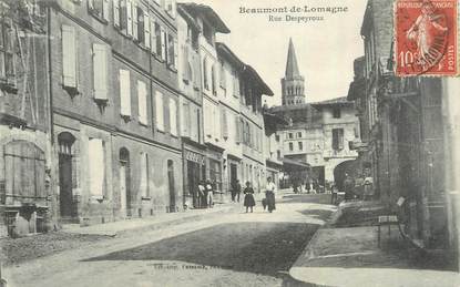 CPA FRANCE 82 "Beaumont de Lomagne, Rue Despeyroux"