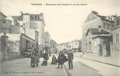 CPA FRANCE 95 "Pontoise, Boulevard des Fossés et Rue de Gisors"