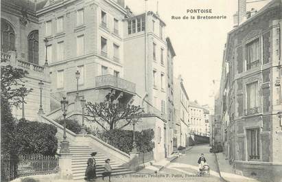 CPA FRANCE 95 "Pontoise, Rue de la Bretonnerie"