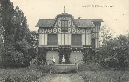 CPA FRANCE 95 "Pontcelles, Un chalet"