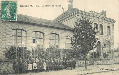 CPA FRANCE 95 "Eragny, La Mairie et l'école"