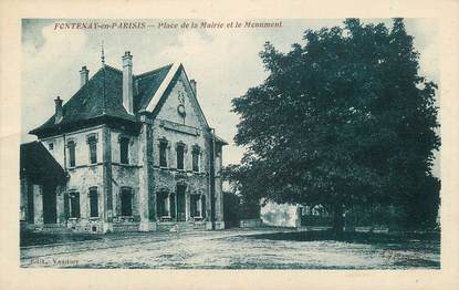 CPA FRANCE 95 "Fontenay en Parisis, Place de la Mairie"