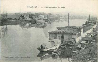 CPA FRANCE 95 "Beaumont, Les établissements de bains"