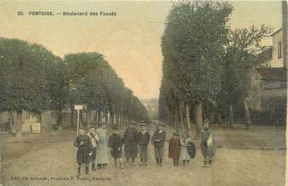 CPA FRANCE 95 "Pontoise, Le Boulevard des Fossés"