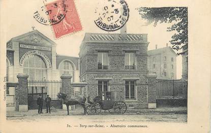 CPA FRANCE 94 " Ivry sur Seine, Abattoirs communaux"