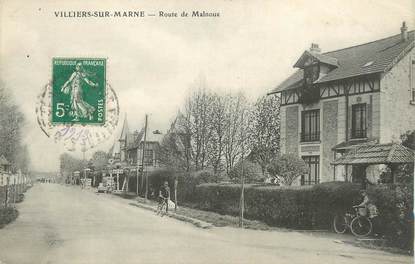 CPA FRANCE 94 " Villiers sur Marne, Route de la Malnoue'