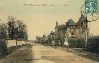 CPA FRANCE 94 " Villiers sur Marne, Route de Malnoue"