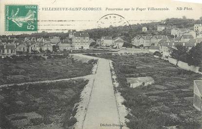 CPA FRANCE 94 " Villeneuve St Georges, Panorama sur le Foyer Villeneuvois'"