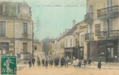 CPA FRANCE 94 " Villiers sur Marne, Rue de Paris"