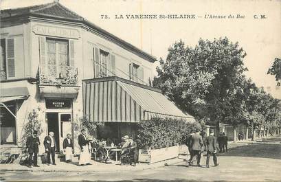 CPA FRANCE 94 " La Varenne St Hilaire, L'avenue du bac'