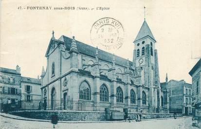 CPA FRANCE 94 " Fontenay sous Bois, L'église"