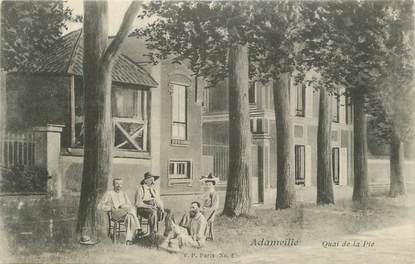 CPA FRANCE 94 "Adamville, Quai de la Pie"