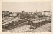 94 Val De Marne CPA FRANCE 94 "Villeneuve Triage, La gare " / TRAINS