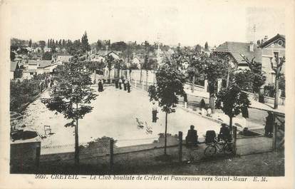 CPA FRANCE 94 "Créteil, Le jeu de boules du club bouliste " / BOULES