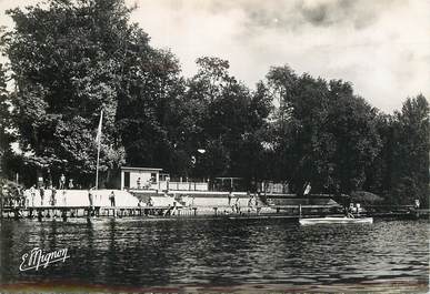 CPSM FRANCE 77 "La Ferté sous Jouarre, la plage"