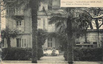 CPA FRANCE 83 " Tamaris sur Mer, Hôtel et Pension Régina"