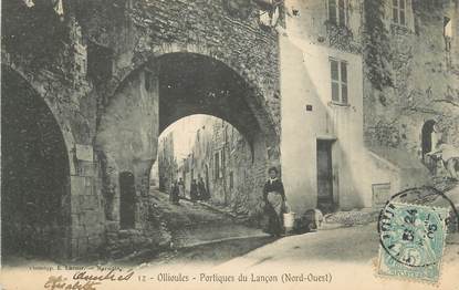 CPA FRANCE 83 "Ollioules, Portique du Lançon"