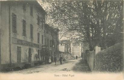 CPA FRANCE 83 "Nans, Hôtel Pigot"