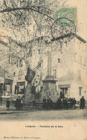 CPA FRANCE 83 "Lorgues, Fontaine de la Noix"