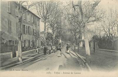 CPA FRANCE 83 "Fréjus, Avenue de Cannes"