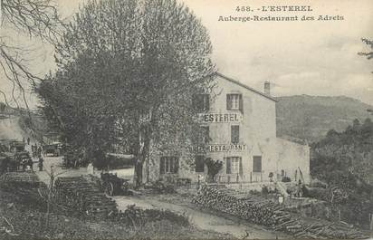 CPA FRANCE 83 " Les Adrets, Auberge Restaurant"