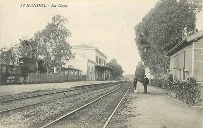 CPA FRANCE 83 " Bandol, La gare"