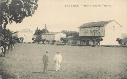 CPA FRANCE 83 " Fayence, Etablissement Tardieu"