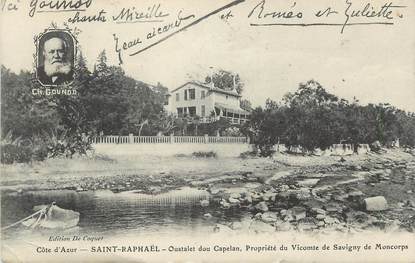 CPA FRANCE 83 " St Raphaël, Propriété du Vicomte de Savigny de Moncorps"