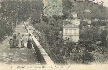 CPA FRANCE 06 "Grasse, Le Boulevard Thiers"